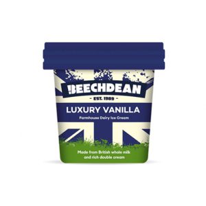Beechdean 140ml Tubs x 24 Vanilla