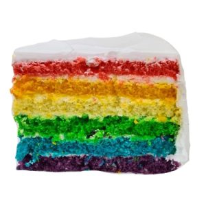 Rainbow Cake x12 Slices