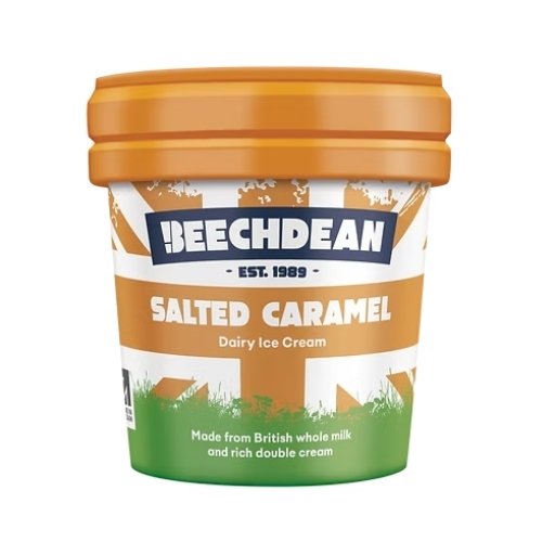 Beechdean 140ml Tubs x 24 Salted Caramel
