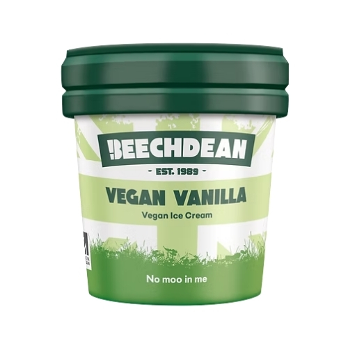 Beechdean 140ml Tubs x 24 Vegan Vanilla