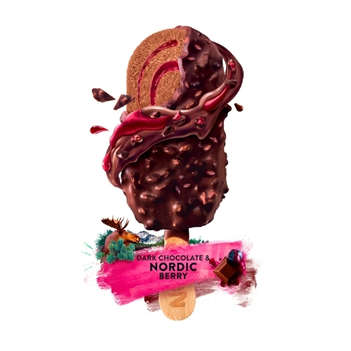 Nuii Ice Cream Dark Chocolate & Nordic Berry x20